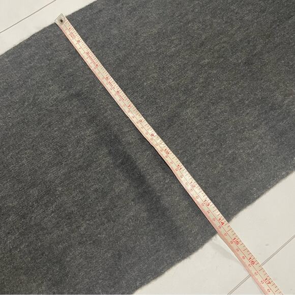 Lucky Brand Dark‎ Charcoal Gray Long Fringe Soft Cozy Scarf Women’s One Size - Picture 9 of 9